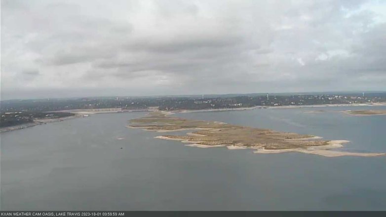 Lake Travis webcam, October 1, 2023 10:00 AM CT