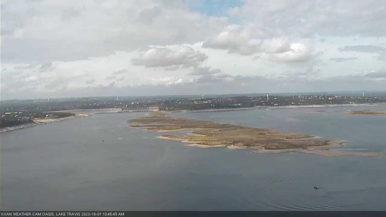 Lake Travis webcam, October 1, 2023 10:45 AM CT