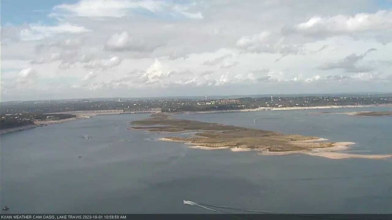 Lake Travis webcam, October 1, 2023 11:00 AM CT