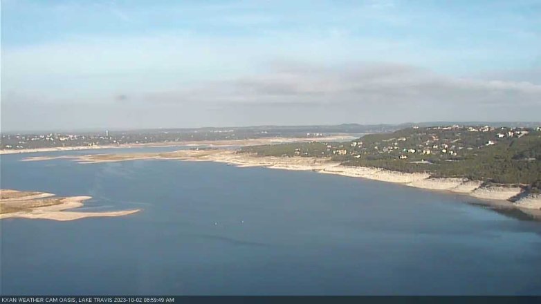 Lake Travis webcam, October 2, 2023 9:00 AM CT