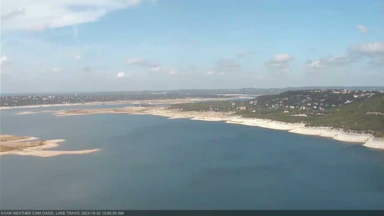 Lake Travis webcam, October 2, 2023 10:45 AM CT