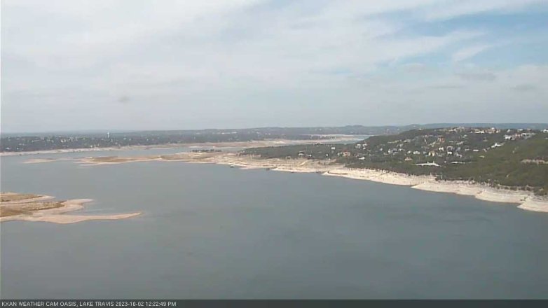 Lake Travis webcam, October 2, 2023 12:25 PM CT