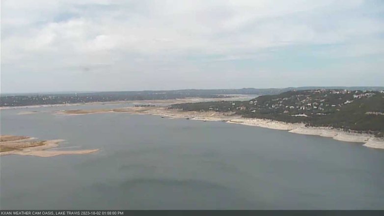 Lake Travis webcam, October 2, 2023 1:00 PM CT