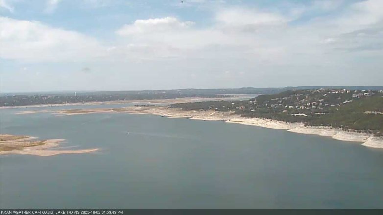 Lake Travis webcam, October 2, 2023 2:00 PM CT
