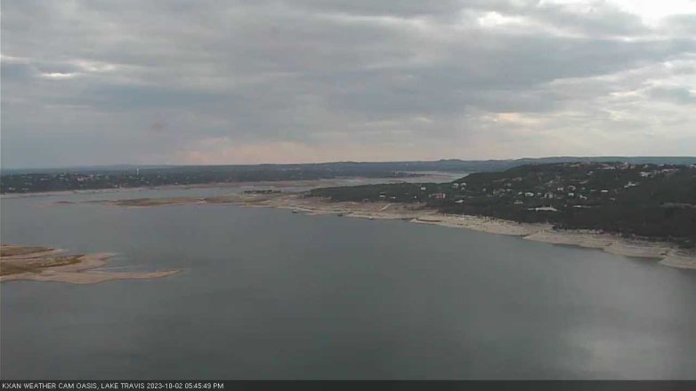 Lake Travis webcam, October 2, 2023 5:45 PM CT