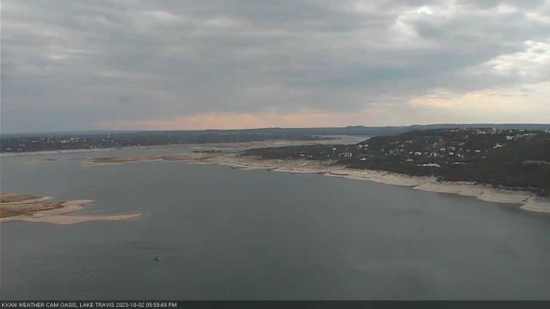 Lake Travis webcam, October 2, 2023 6:00 PM CT