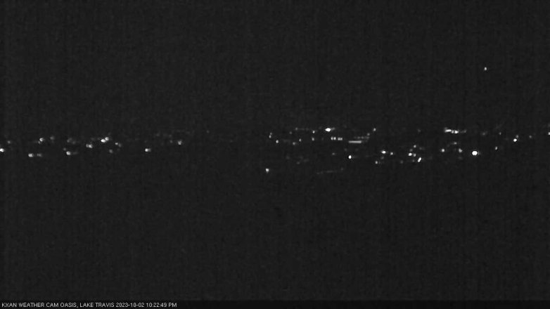 Lake Travis webcam, October 2, 2023 10:25 PM CT