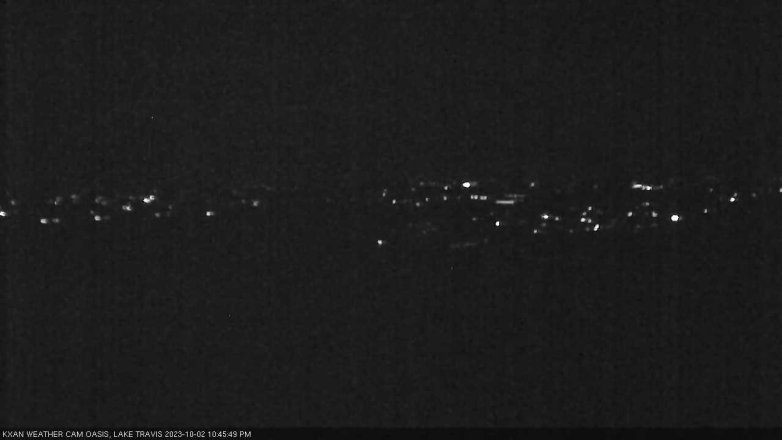 Lake Travis webcam, October 2, 2023 10:45 PM CT