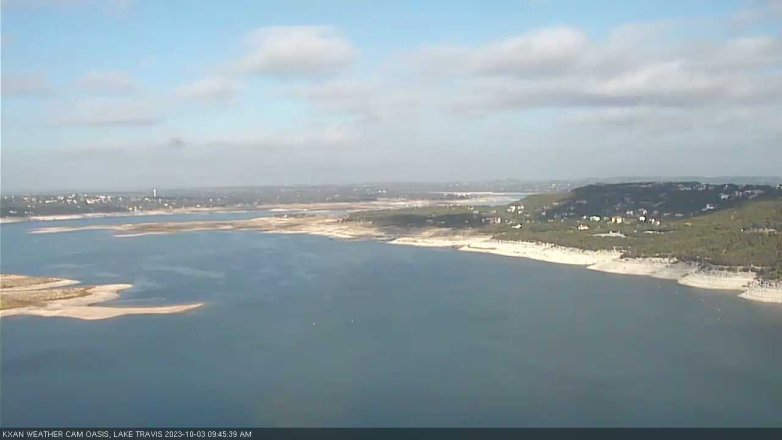 Lake Travis webcam, October 3, 2023 9:45 AM CT