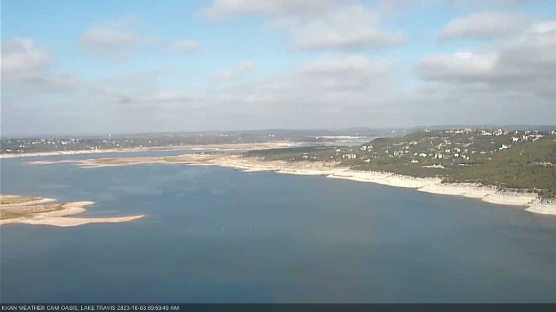 Lake Travis webcam, October 3, 2023 10:00 AM CT