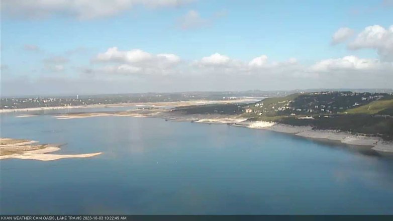 Lake Travis webcam, October 3, 2023 10:25 AM CT