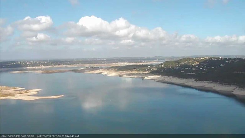 Lake Travis webcam, October 3, 2023 10:45 AM CT