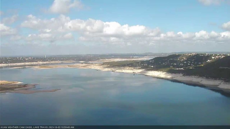 Lake Travis webcam, October 3, 2023 11:00 AM CT