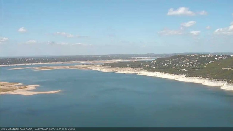 Lake Travis webcam, October 3, 2023 12:25 PM CT