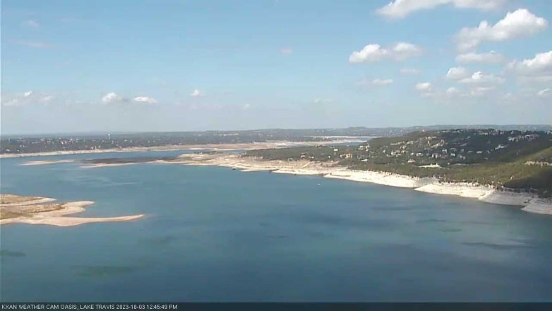 Lake Travis webcam, October 3, 2023 12:45 PM CT