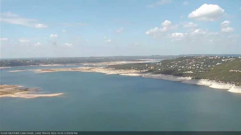 Lake Travis webcam, October 3, 2023 1:00 PM CT