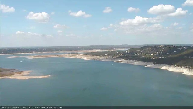 Lake Travis webcam, October 3, 2023 1:25 PM CT