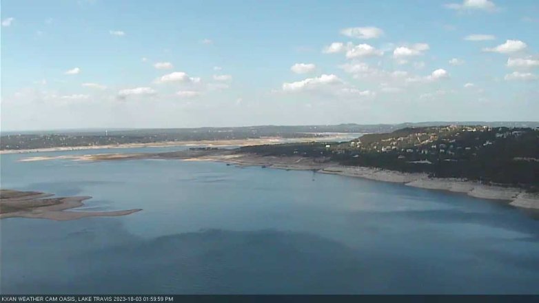 Lake Travis webcam, October 3, 2023 2:00 PM CT