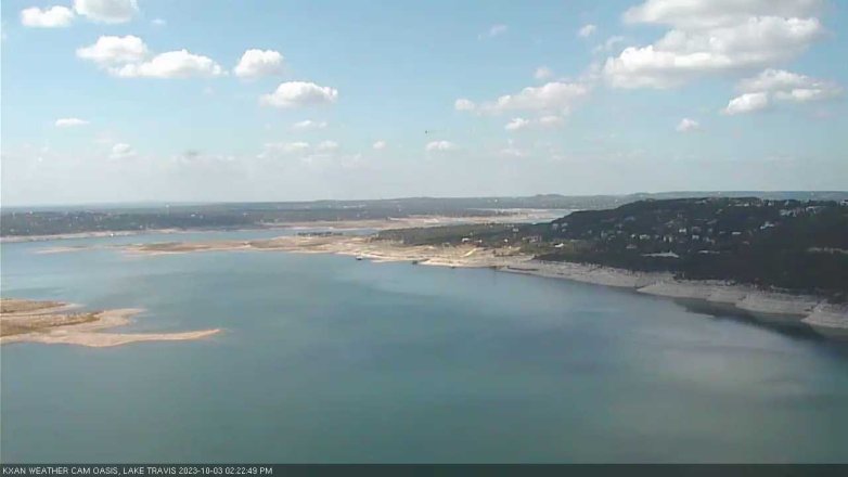 Lake Travis webcam, October 3, 2023 2:25 PM CT