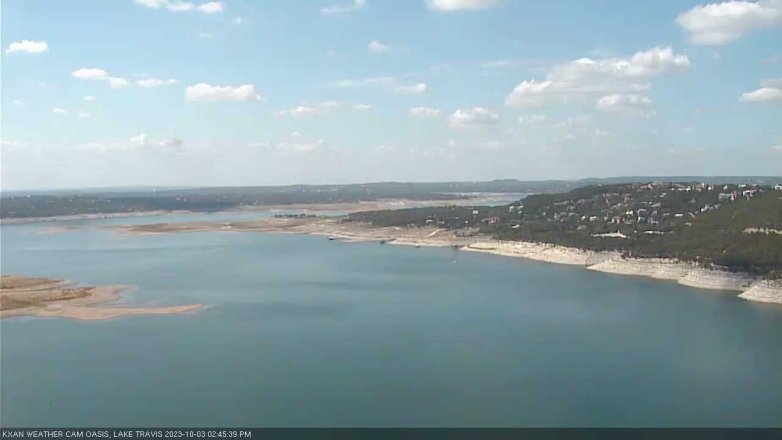 Lake Travis webcam, October 3, 2023 2:45 PM CT