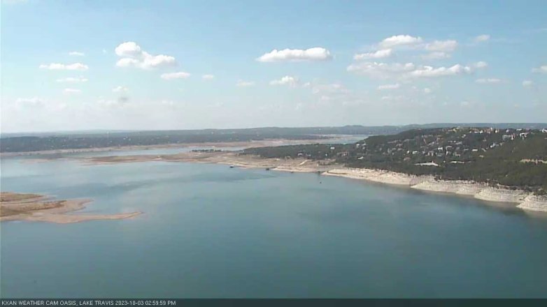 Lake Travis webcam, October 3, 2023 3:00 PM CT
