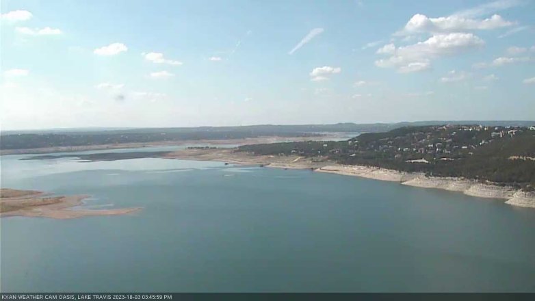 Lake Travis webcam, October 3, 2023 3:45 PM CT