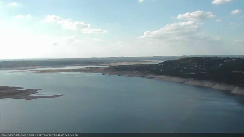 Lake Travis webcam, October 3, 2023 4:25 PM CT