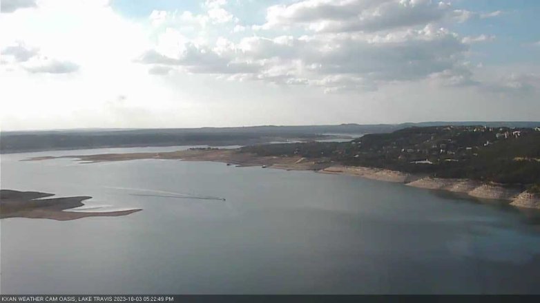 Lake Travis webcam, October 3, 2023 5:25 PM CT