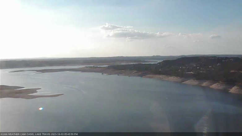 Lake Travis webcam, October 3, 2023 5:45 PM CT