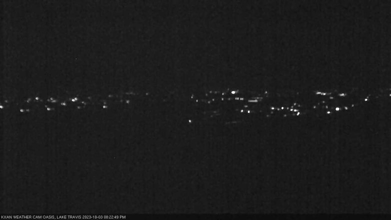 Lake Travis webcam, October 3, 2023 8:25 PM CT