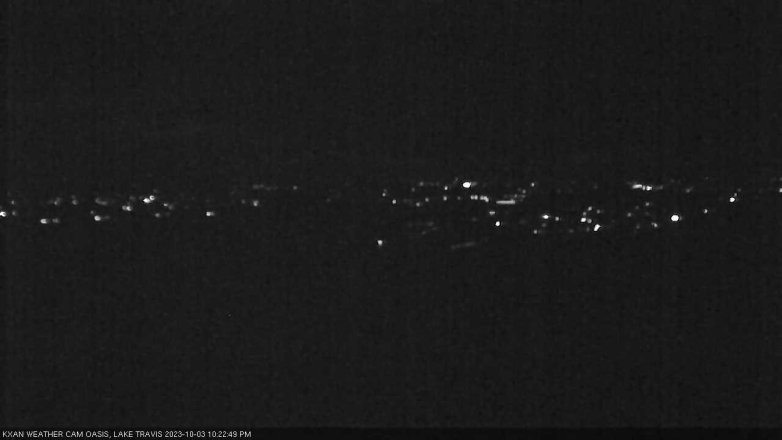 Lake Travis webcam, October 3, 2023 10:25 PM CT