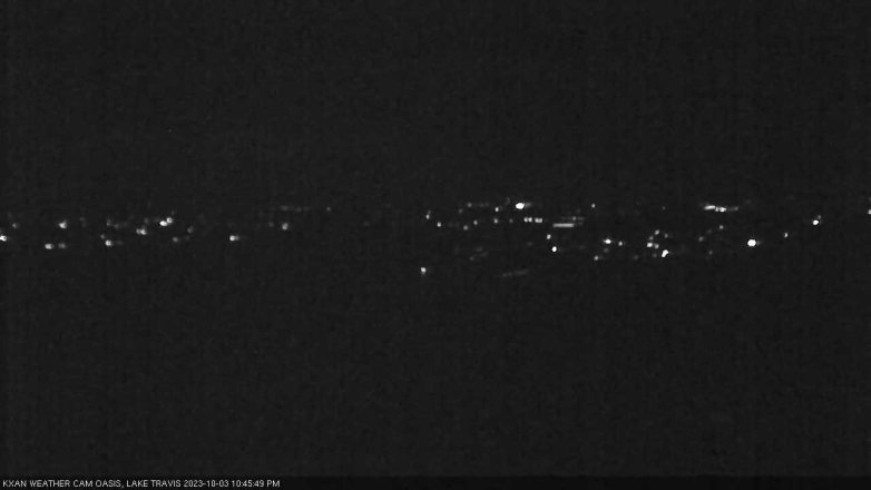 Lake Travis webcam, October 3, 2023 10:45 PM CT