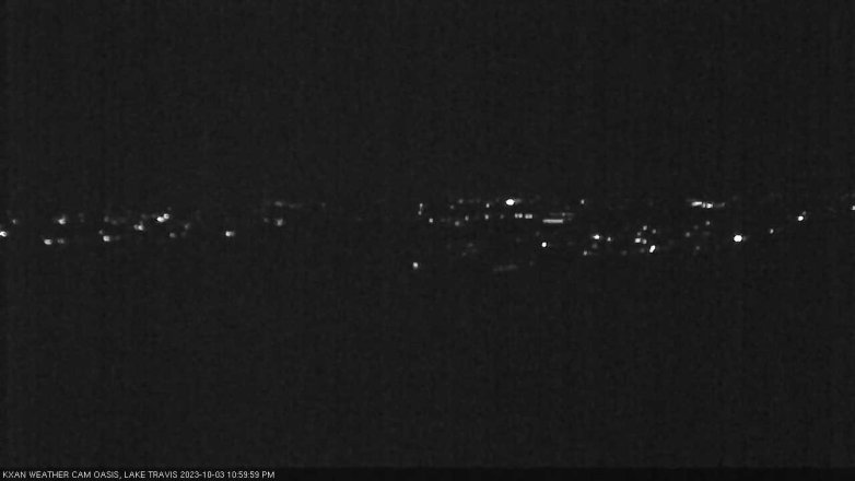 Lake Travis webcam, October 3, 2023 11:00 PM CT