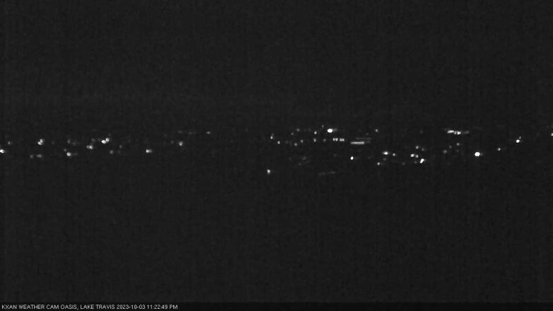 Lake Travis webcam, October 3, 2023 11:25 PM CT