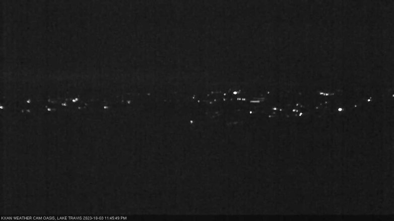 Lake Travis webcam, October 3, 2023 11:45 PM CT