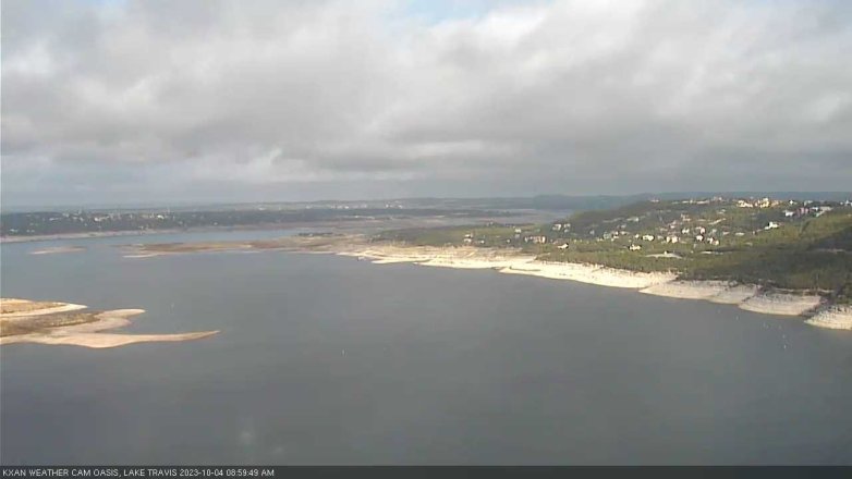 Lake Travis webcam, October 4, 2023 9:00 AM CT