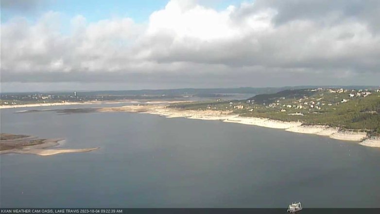 Lake Travis webcam, October 4, 2023 9:25 AM CT