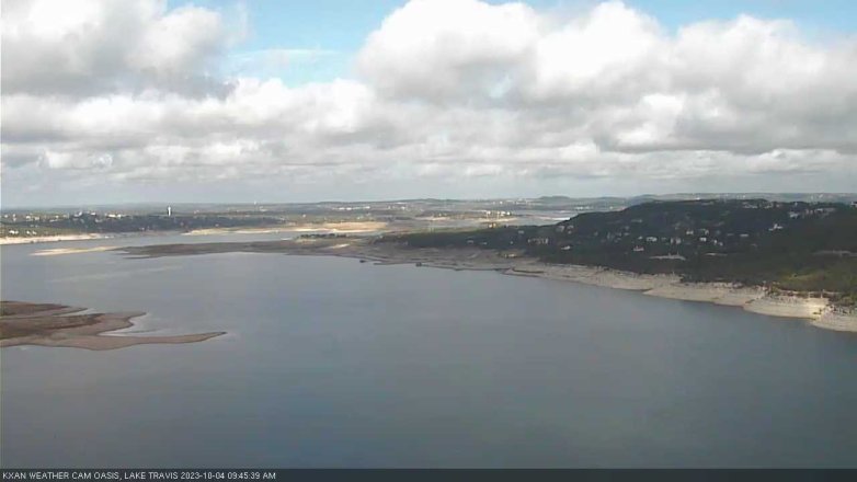 Lake Travis webcam, October 4, 2023 9:45 AM CT