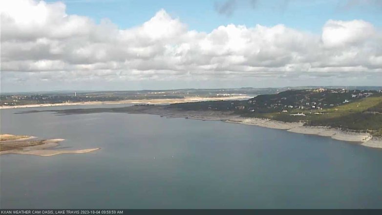 Lake Travis webcam, October 4, 2023 10:00 AM CT