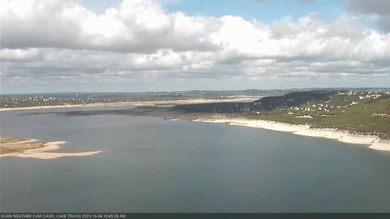 Lake Travis webcam, October 4, 2023 10:45 AM CT