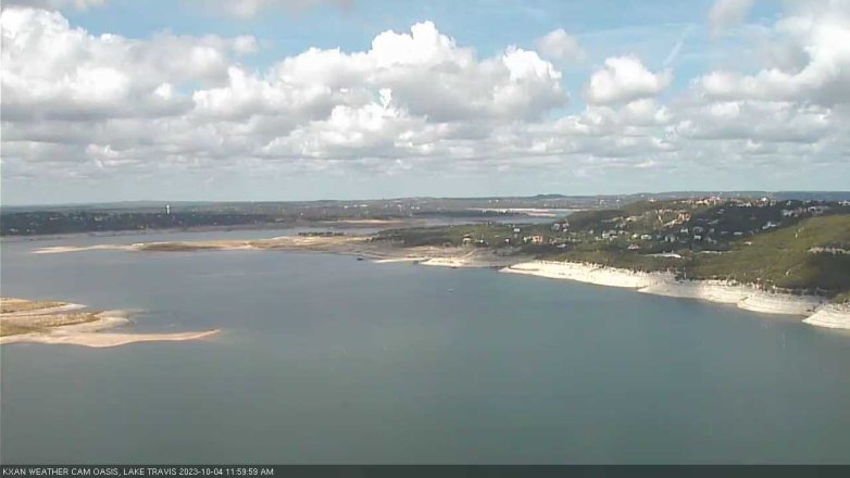 Lake Travis webcam, October 4, 2023 12:00 PM CT