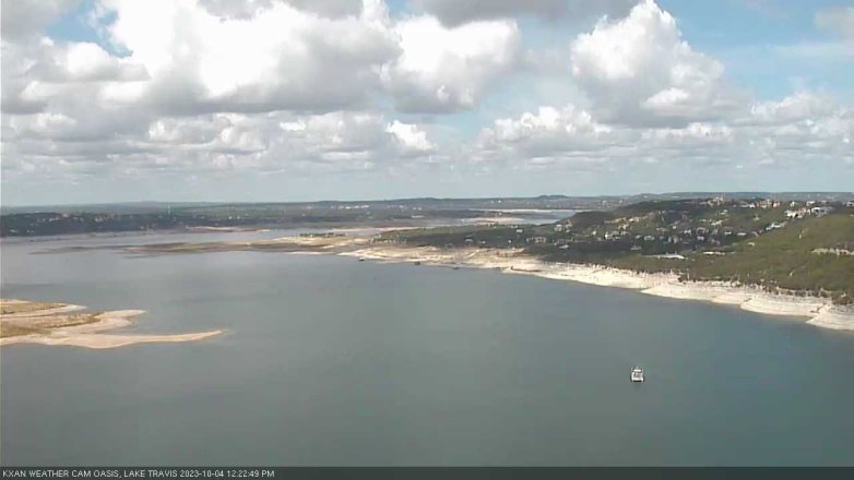 Lake Travis webcam, October 4, 2023 12:25 PM CT