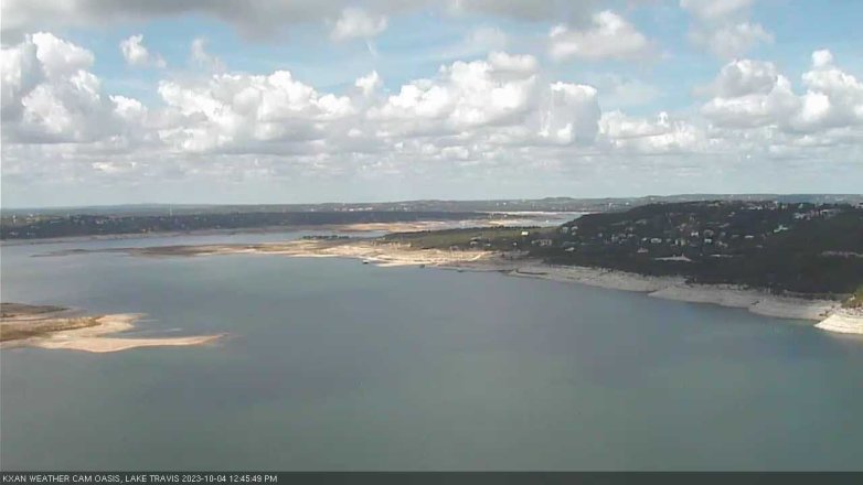 Lake Travis webcam, October 4, 2023 12:45 PM CT