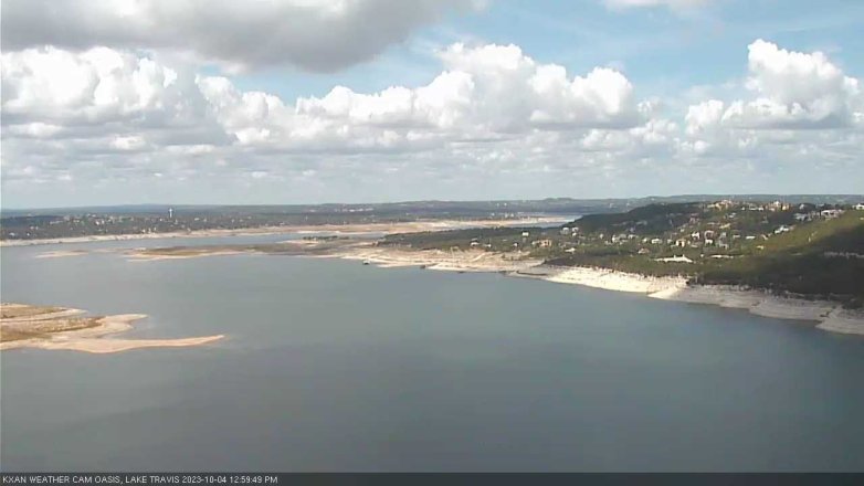 Lake Travis webcam, October 4, 2023 1:00 PM CT
