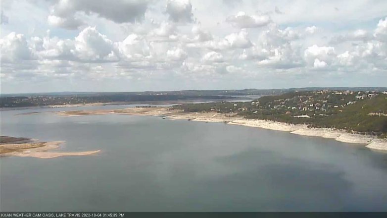 Lake Travis webcam, October 4, 2023 1:45 PM CT