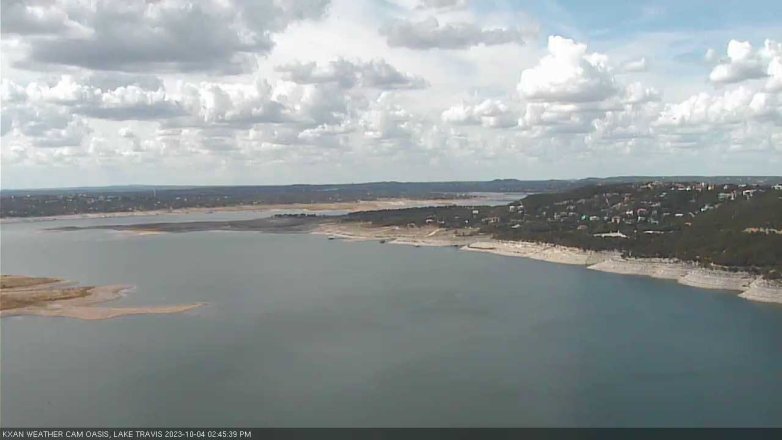 Lake Travis webcam, October 4, 2023 2:45 PM CT