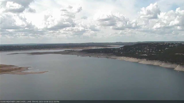 Lake Travis webcam, October 4, 2023 3:25 PM CT