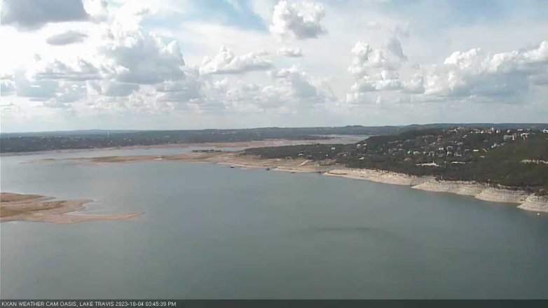 Lake Travis webcam, October 4, 2023 3:45 PM CT