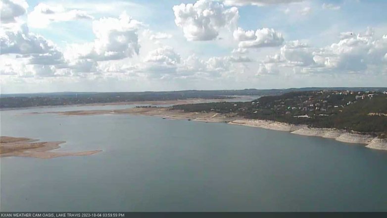Lake Travis webcam, October 4, 2023 4:00 PM CT