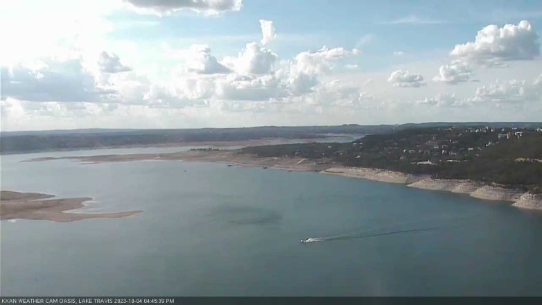 Lake Travis webcam, October 4, 2023 4:45 PM CT